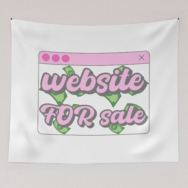 Item preview, Pink Cute Sell Your Website Falling Dollars WWW designed and sold by ReuvenStore.