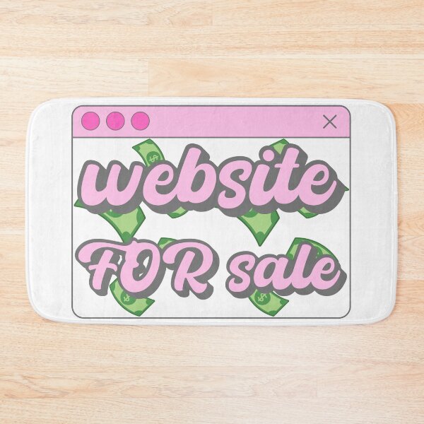 Item preview, Pink Cute Sell Your Website Falling Dollars WWW designed and sold by ReuvenStore.