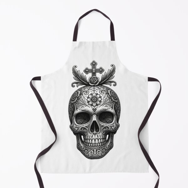 Item preview, Black Skull Graphic Tee – Dark Gothic Skeleton Design for Men and Women, Edgy Skull Art Shirt, Halloween & Alternative Fashion designed and sold by Cauldron Crafts.