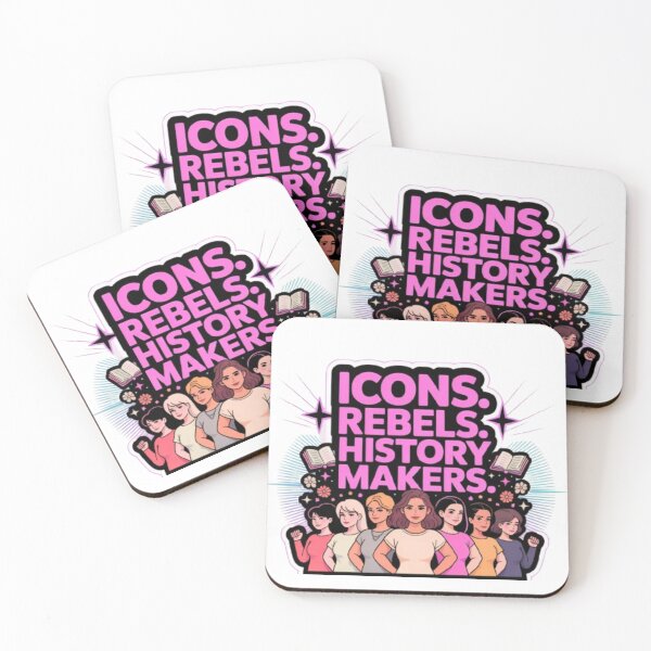 Item preview, Icons Rebels History Makers Women Empowerment T-Shirt – Feminist Graphic Design for Women’s History Month & Gift Buyers designed and sold by GemBob Creations.