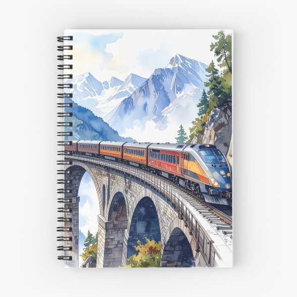 Item preview, Train journey in the mountains designed and sold by LiskoDesign.