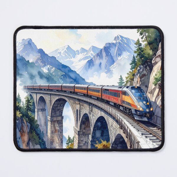 Item preview, Train journey in the mountains designed and sold by LiskoDesign.