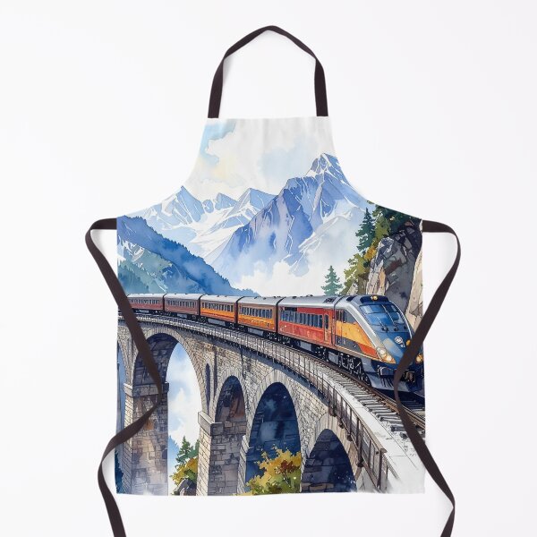 Item preview, Train journey in the mountains designed and sold by LiskoDesign.