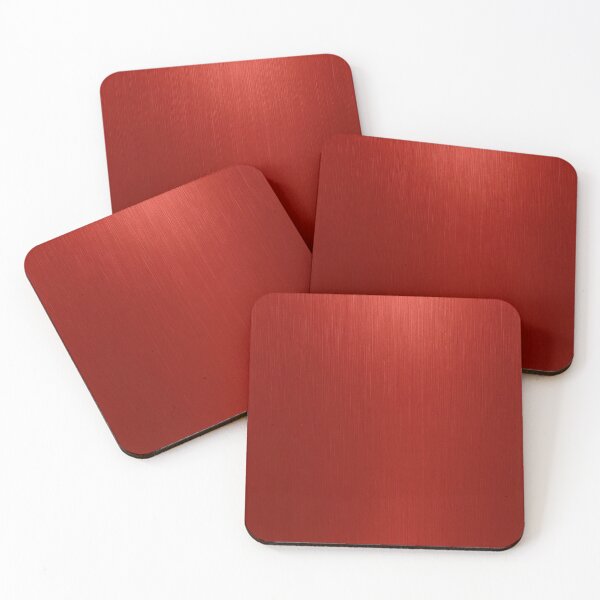 Item preview, Red Brushed Metal Look-alike 2 designed and sold by Sybille-Yates.