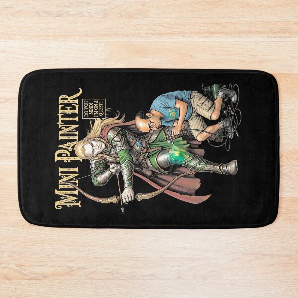 Item preview, Fantasy Miniature Painter Elf Funny Airbrush Painting RPG designed and sold by GrandeDuc.