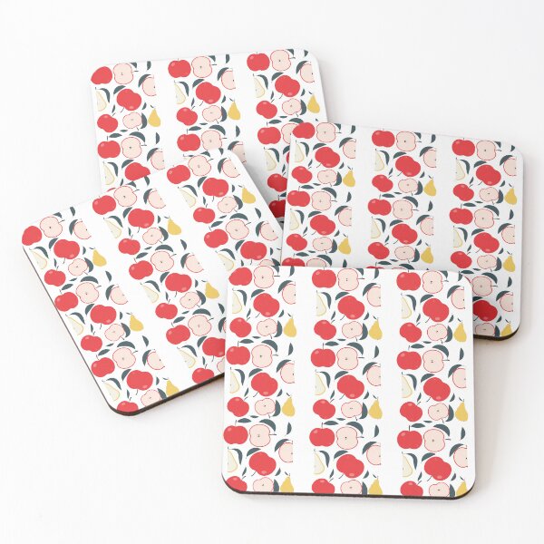 Item preview, Abstract pattern with pears and apples. designed and sold by Natalia4321.
