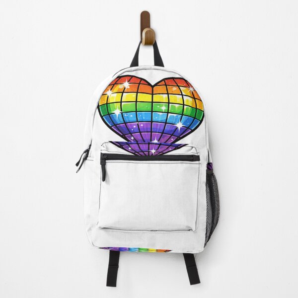 Item preview, Rainbow Disco Heart ✨ Retro Pride Mirror Ball Aesthetic for LGBTQ+ Allies, couples in love and kids for T-Shirt, Sticker, Phone case, mug, bag, hoodies designed and sold by ArtByTripti.