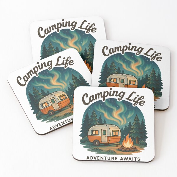 Item preview, Camping  Adventure designed and sold by GUNAPRIYAA.