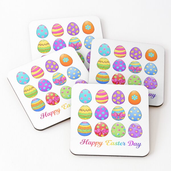 Item preview, Vintage Happy Easter Day Colorful Eggs Design | Retro Spring Holiday Art designed and sold by SurfGlitch.