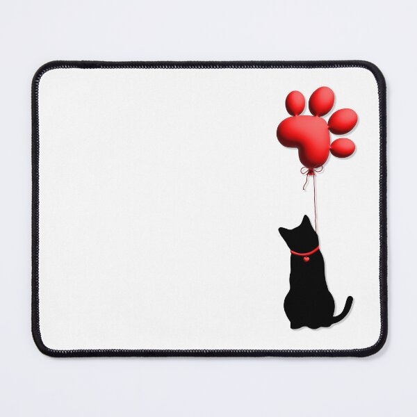 Item preview, Cat with Balloon designed and sold by Owlies-Barn.