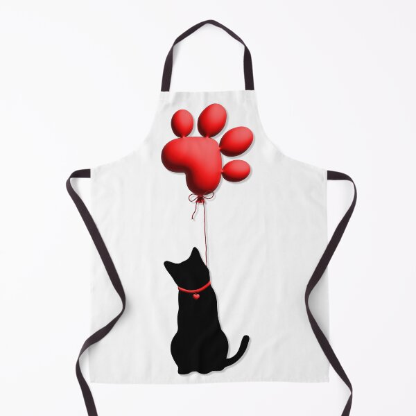 Item preview, Cat with Balloon designed and sold by Owlies-Barn.