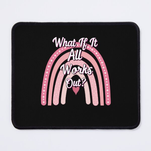 Item preview, What If It All Works Out? Trust The Process Quote designed and sold by SkeletonsDanger.