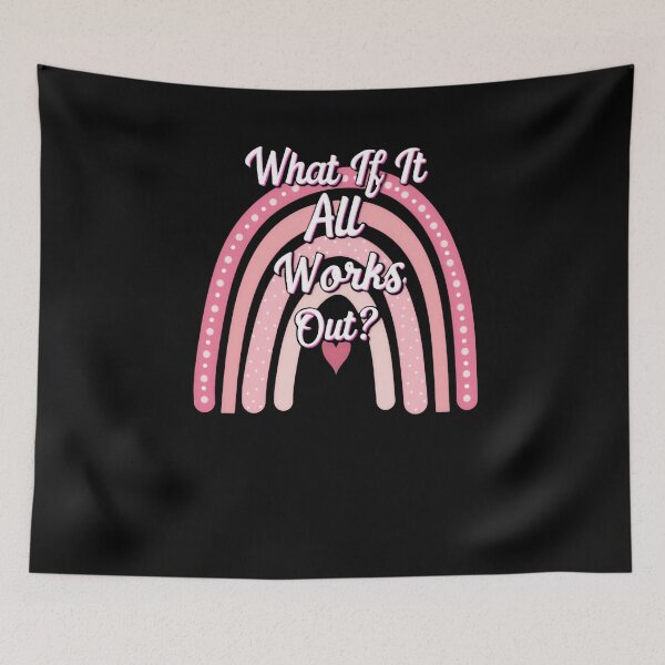 Item preview, What If It All Works Out? Trust The Process Quote designed and sold by SkeletonsDanger.