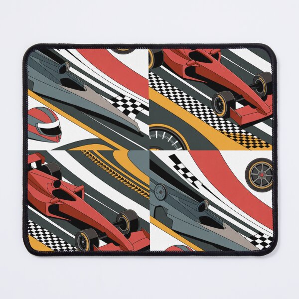Item preview, Formula Racing Seamless Pattern – F1 Cars, Track & Racing Helmet designed and sold by Midnight Veil Designs.