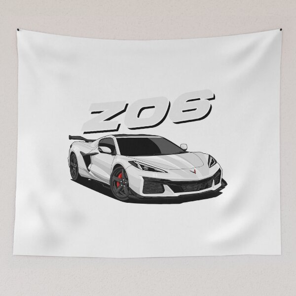 Item preview, Z06 White v2 designed and sold by vektoranda.