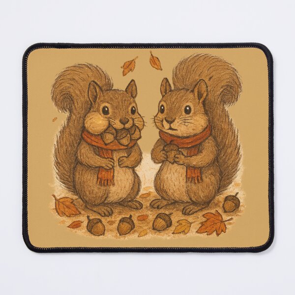 Item preview, Squirrel Season: Autumn Acorn Buddies designed and sold by ChirpInc.