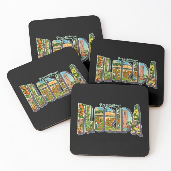 Item preview, Greetings From Florida Postcard Featuring Orange Groves, Harvesters and Bok Tower Landmark designed and sold by portokalis.