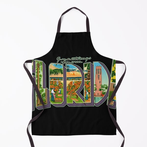 Item preview, Greetings From Florida Postcard Featuring Orange Groves, Harvesters and Bok Tower Landmark designed and sold by portokalis.