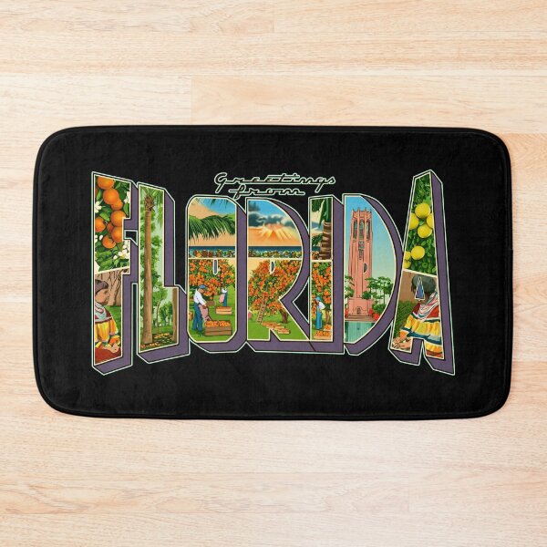 Item preview, Greetings From Florida Postcard Featuring Orange Groves, Harvesters and Bok Tower Landmark designed and sold by portokalis.