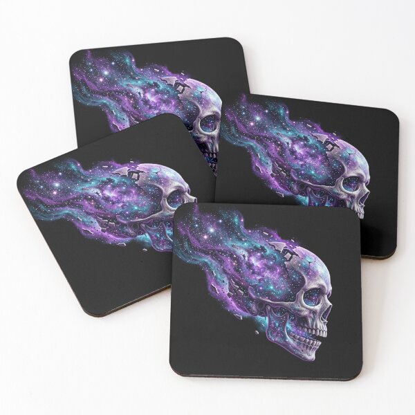 Item preview, Space Skull Explosion designed and sold by Stickersdevelop.