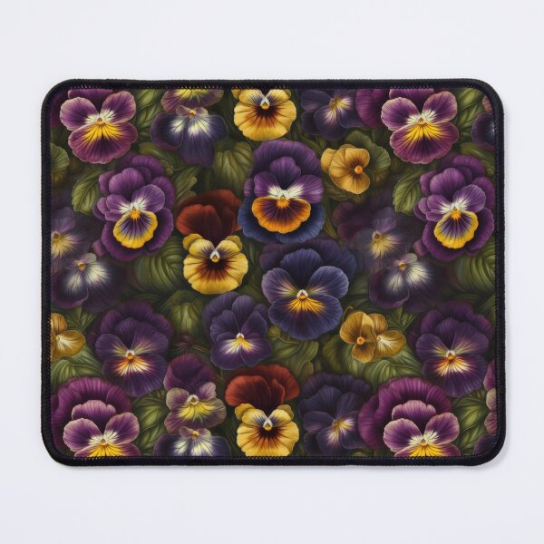 Item preview, Dark Pansies  Floral Pattern designed and sold by pinkal.
