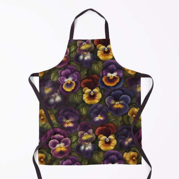 Item preview, Dark Pansies Floral Pattern designed and sold by pinkal.