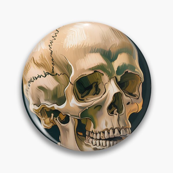 Item preview, Skeleton with cigarette in the style of Van Gogh designed and sold by PrintableTravel.