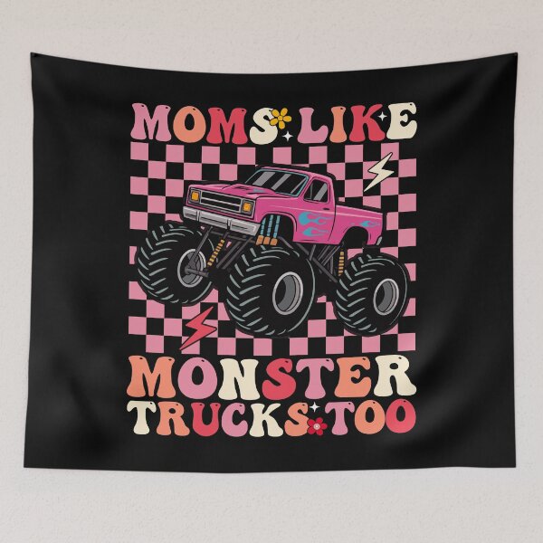 Item preview, Monster Truck Mom Retro Groovy designed and sold by KroghDs.