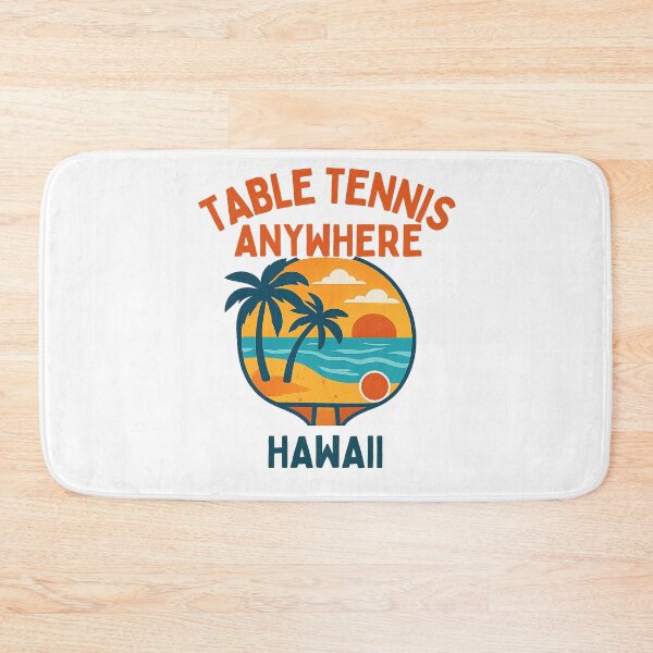 Item preview, Hawaii Table Tennis Anywhere Gift – Tropical Beach Ping Pong Player Tee designed and sold by OhMyPingCo.