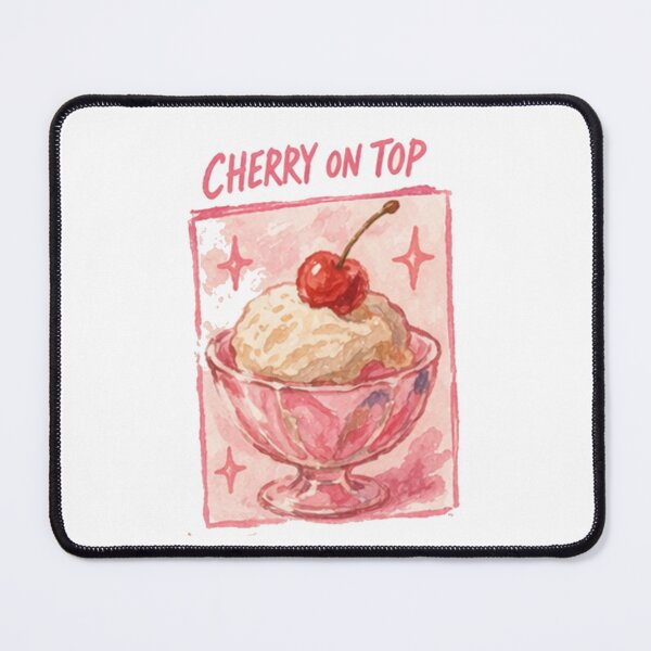 Item preview, Cherry on Top Summer Design | Ice Cream & Sweet Vibes | Fun Summer Typography designed and sold by Mialunaa.