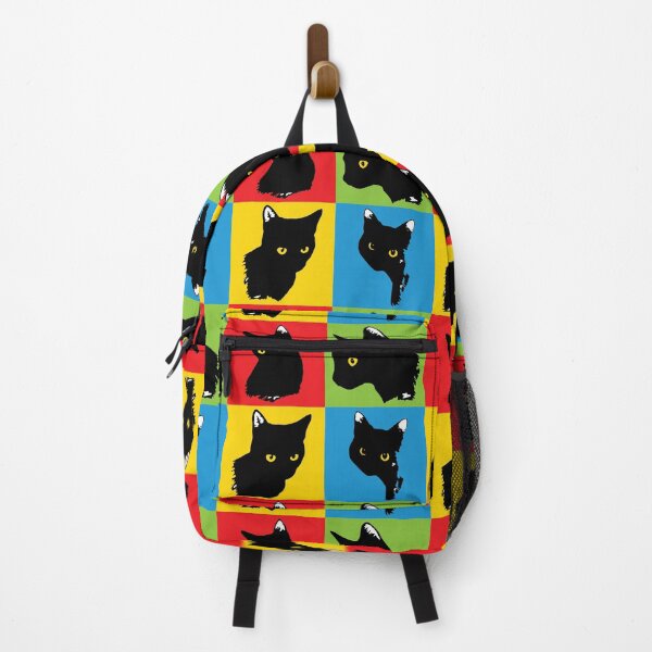 Item preview, Black Cat With Yellow Eyes - Warhol style designed and sold by Owlies-Barn.