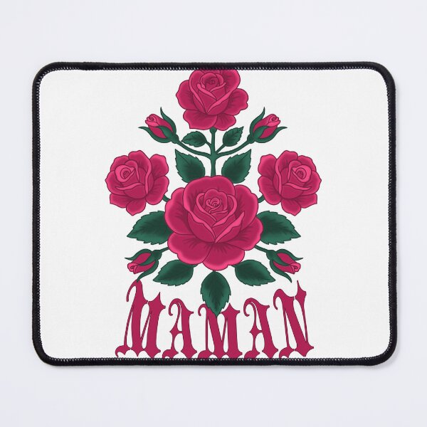 Item preview, Maman Roses Red Flowers Neo Traditional Tattoo Style designed and sold by LaPolilladPapel.