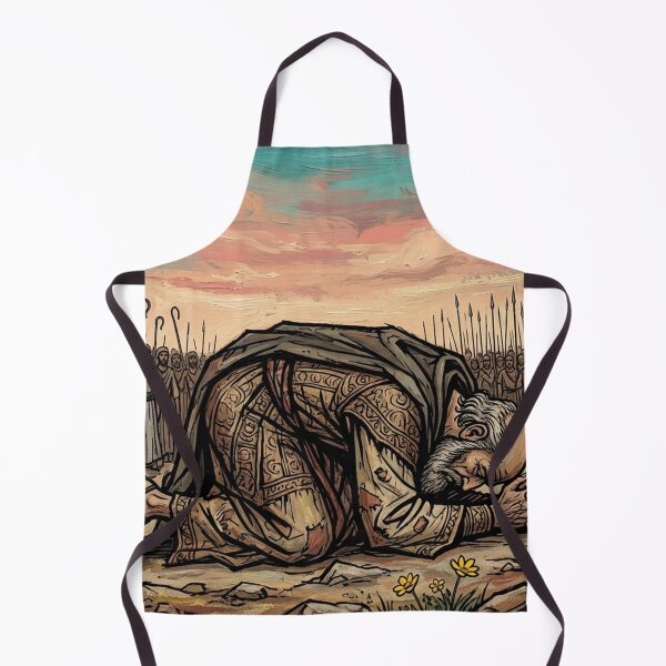 Item preview, Biblical Patriarch Prayer Ancient Army Desert Art designed and sold by LESSTORIA.