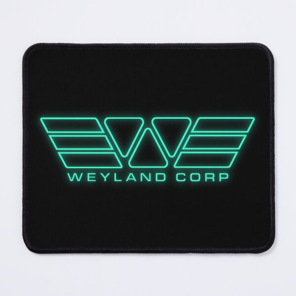Item preview, Alien Weyland Corp Neon Teal Logo designed and sold by Power Up Prints.