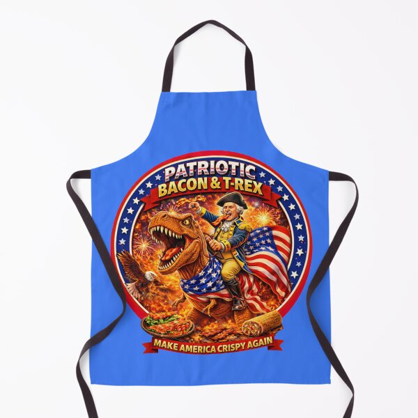 Item preview, Patriotic Bacon T-Rex Make America Crispy Again designed and sold by Willyboy16.