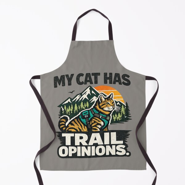 Item preview, Adventure Cat Shirt My Cat Has Trail Opinions Hiking Cat Graphic designed and sold by POD DYNASTY.
