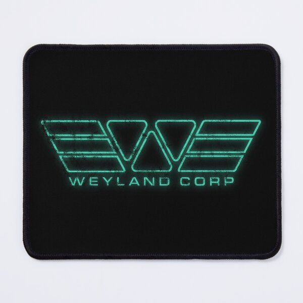 Item preview, Alien Weyland Corp Neon Teal Logo Distressed designed and sold by Power Up Prints.