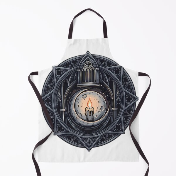 Item preview, Candle Moon Reliquary Badge designed and sold by IllumeInk.