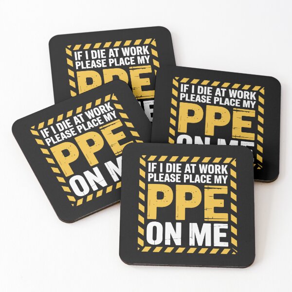 Item preview, If I Die At Work Place My PPE On Me – Funny Construction Safety Shirt designed and sold by Slaw-Creation.