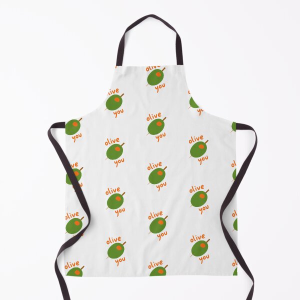 Item preview, Kawaii Olive You — Cute Funny Food Pun Illustration | Green Olive Heart Lov designed and sold by Colorful-Garden.
