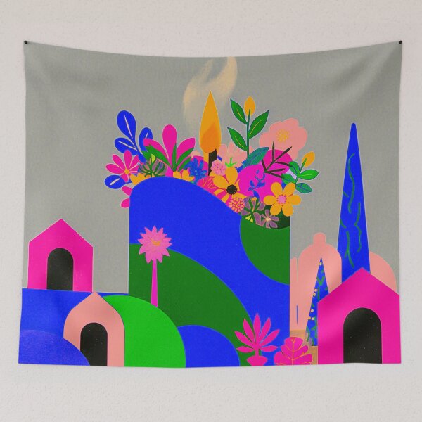 Item preview, Art Deco Graphic Floral designed and sold by joycrysstudio.