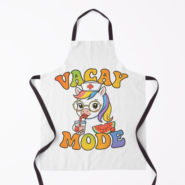Item preview, Unicorn Nurse Summer Gift Vacay Mode Cute Nurse Funny Animal Healthcare Worker Pride designed and sold by ClinicalHubs.