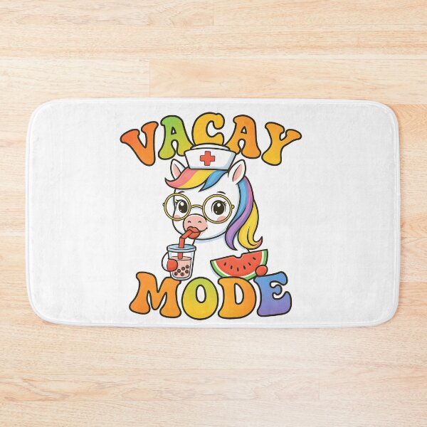 Item preview, Unicorn Nurse Summer Gift Vacay Mode Cute Nurse Funny Animal Healthcare Worker Pride designed and sold by ClinicalHubs.