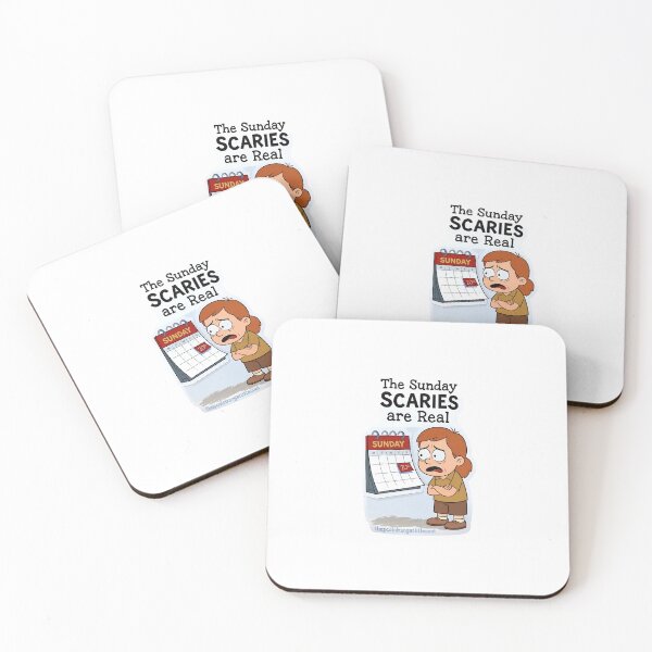 Item preview, The Sunday Scaries Are Real designed and sold by JobVibeStudio.