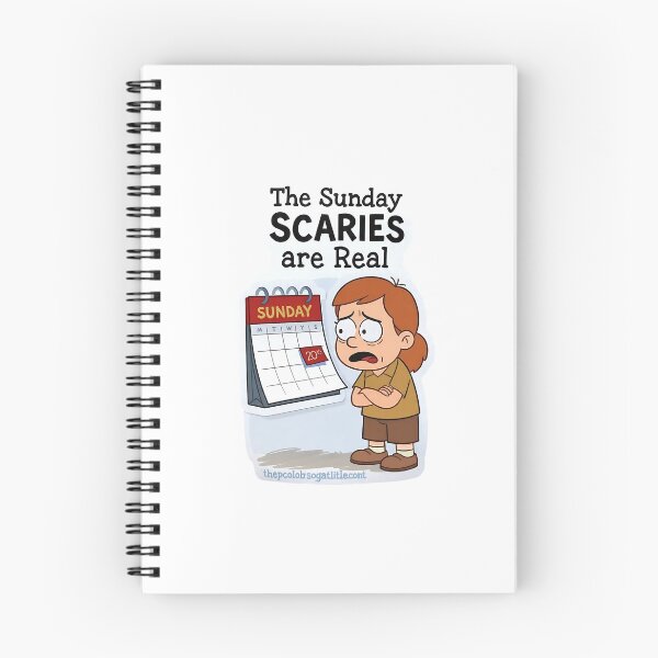 Item preview, The Sunday Scaries Are Real designed and sold by JobVibeStudio.