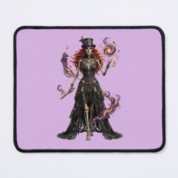 Item preview, Maman Brigitte Skeleton Voodoo Witch Art Design designed and sold by Cauldron Crafts.