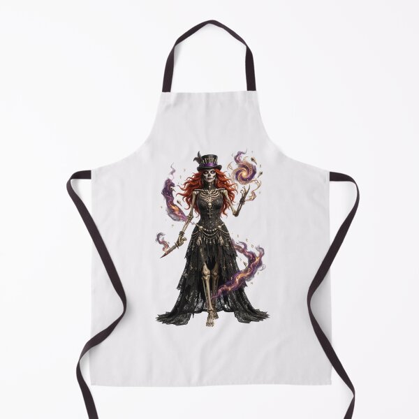 Item preview, Maman Brigitte Skeleton Voodoo Witch Art Design designed and sold by Cauldron Crafts.