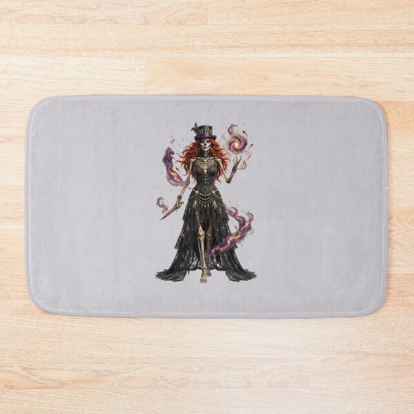 Item preview, Maman Brigitte Skeleton Voodoo Witch Art Design designed and sold by Cauldron Crafts.