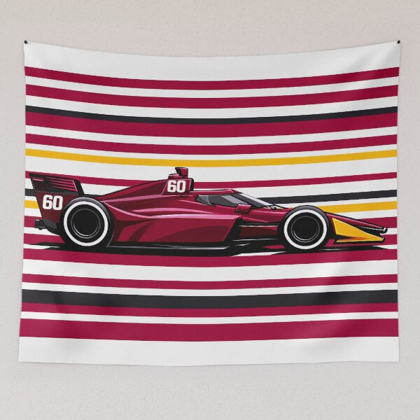 Item preview, 2026 Felix Rosenqvist #60 IndyCar Side Profile designed and sold by PitWallArt.