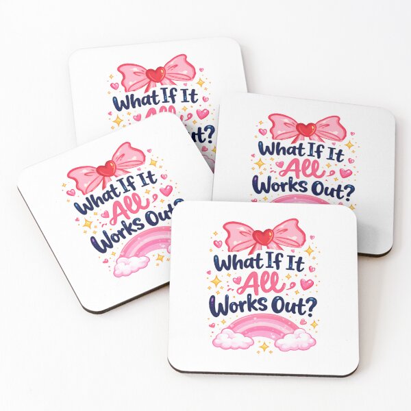 Item preview, What If It All Works Out? Uplifting Quote designed and sold by SkeletonsDanger.
